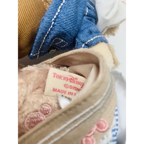 Tokyo Disney Sea Duffy & ShellieMay Plush Mascot Keychain Badge Japan 5.5in Rare - Picture 13 of 14